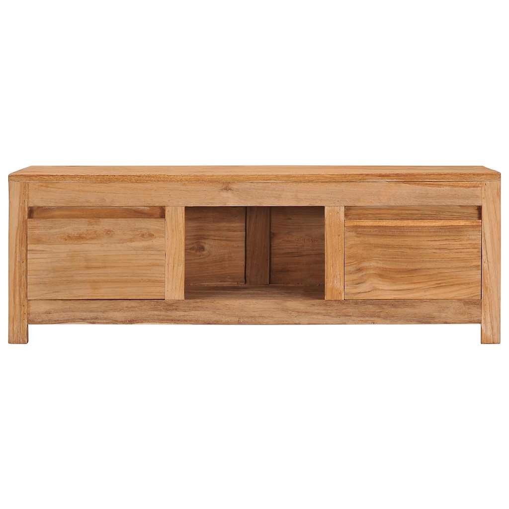 vidaXL Έπιπλο Τηλεόρασης 100 x 30 x 35 εκ. από Μασίφ Ξύλο Teak