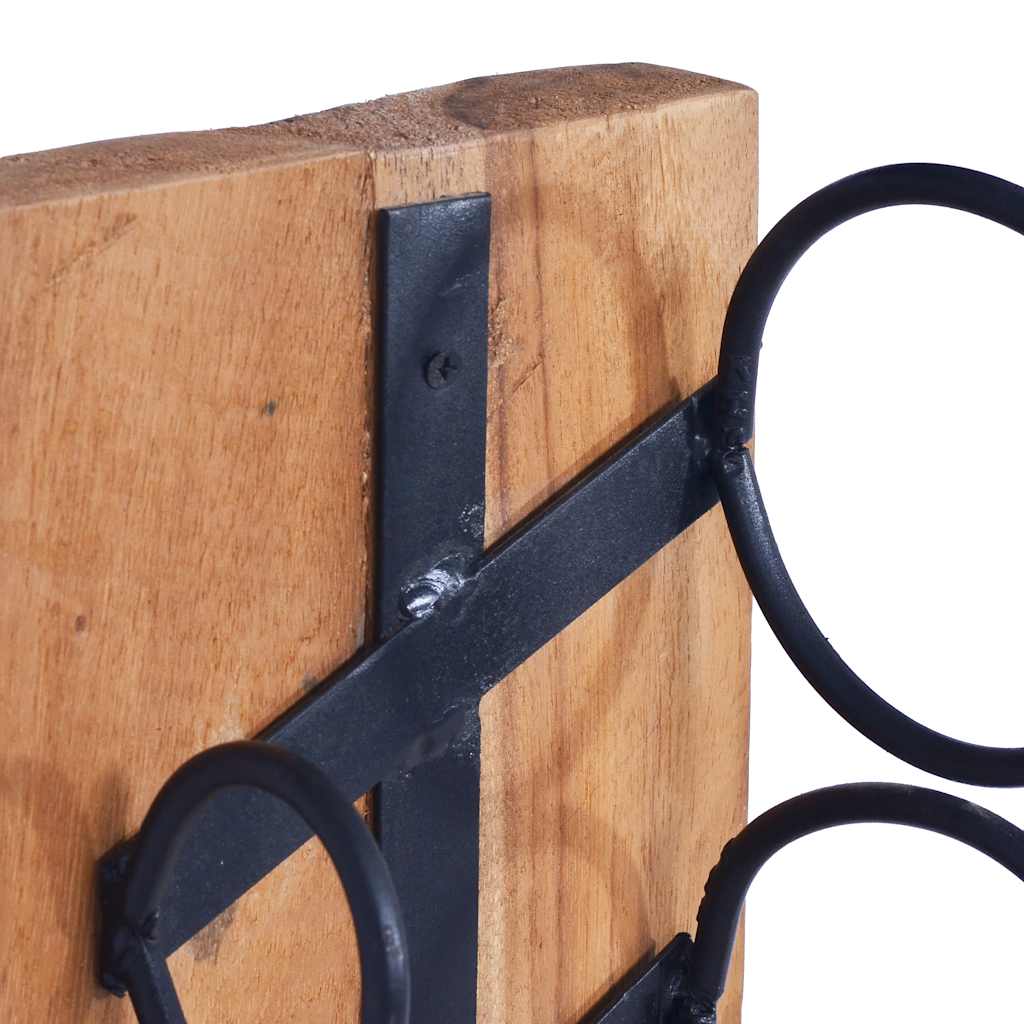 vidaXL Κάβα Κρασιών για 6 Φιάλες 35x35x100 εκ. από Μασίφ Ξύλο Teak