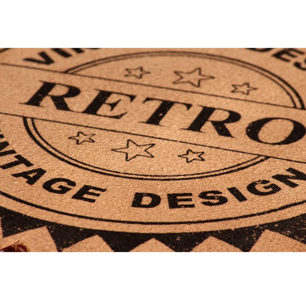 vidaXL Σετ Επίπλων Μπαρ 9 τεμ. Ανακυκλωμ. Ξύλο/Γνήσιο Δέρμα/Καραβόπανο