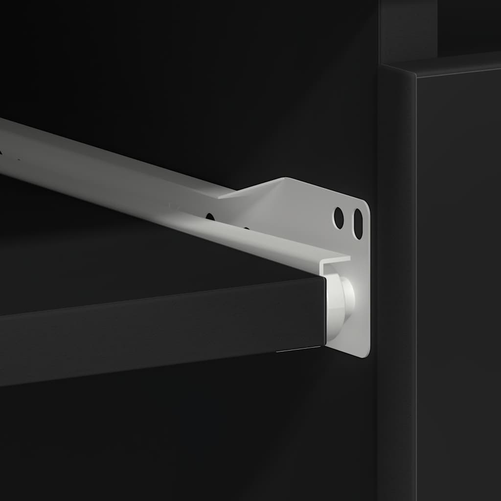 vidaXL Γραφείο Μαύρο 90 x 45 x 76 εκ. από Επεξ. Ξύλο