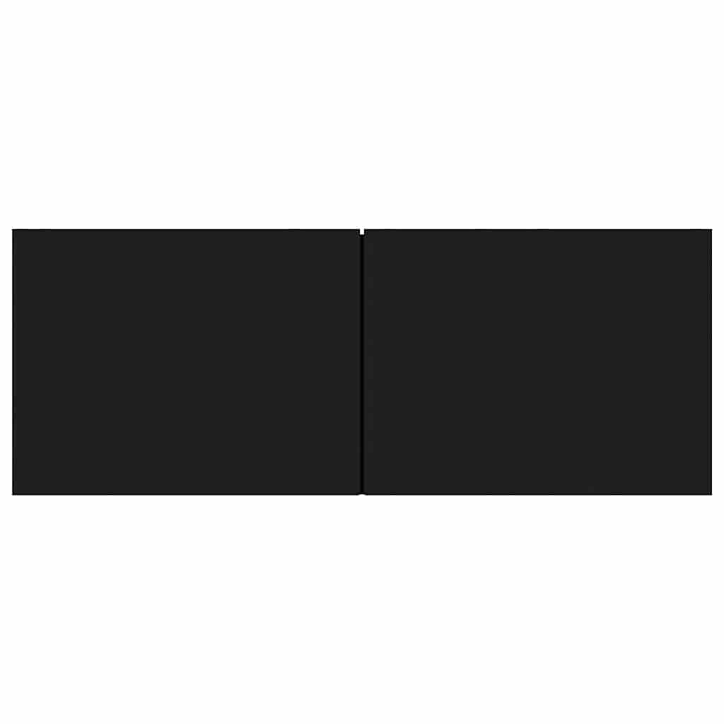 vidaXL Έπιπλο Τηλεόρασης Μαύρο 80 x 30 x 30 εκ. από Επεξ. Ξύλο