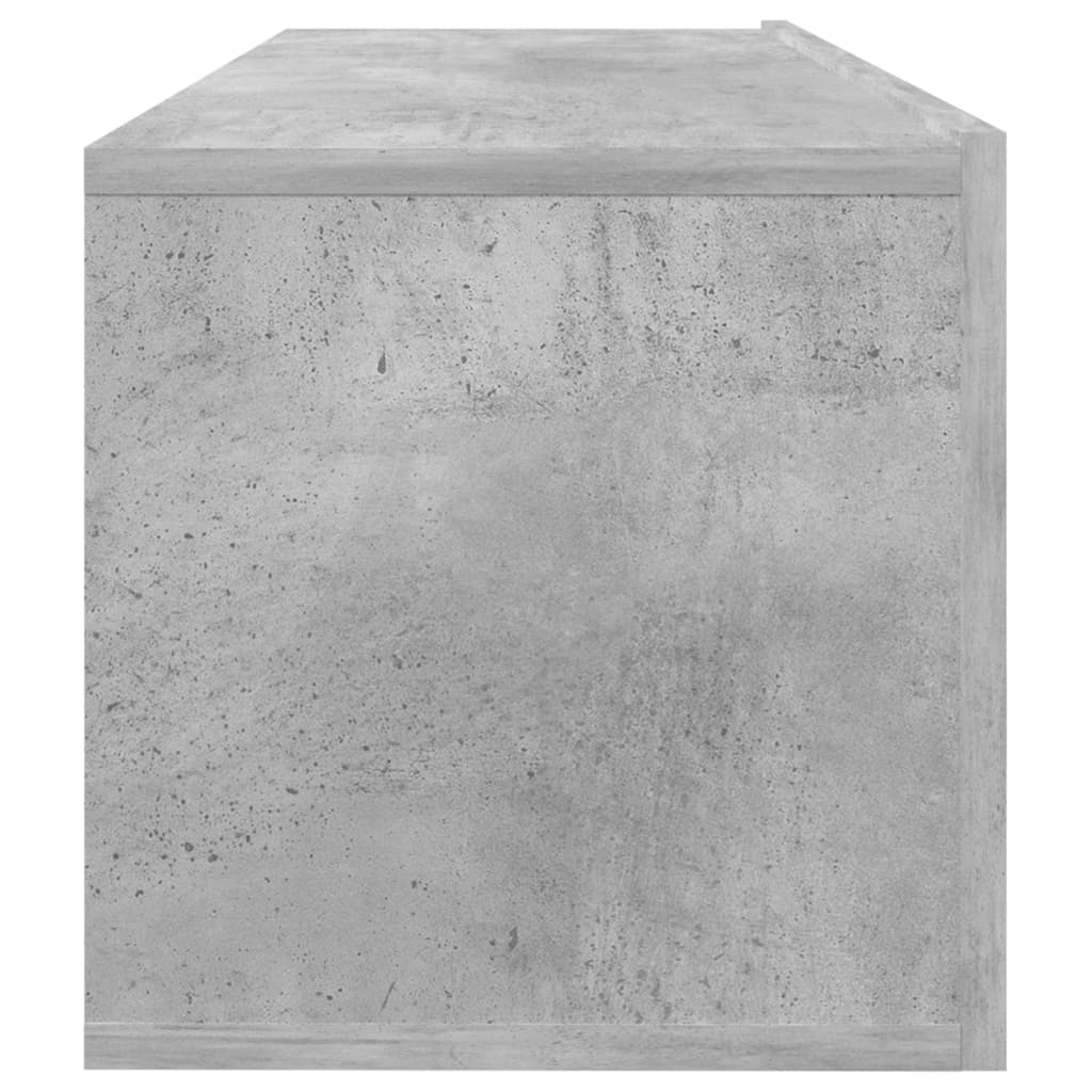 vidaXL Έπιπλο Τηλεόρασης Γκρι Σκυροδέματος 100x30x30εκ. από Επεξ. Ξύλο