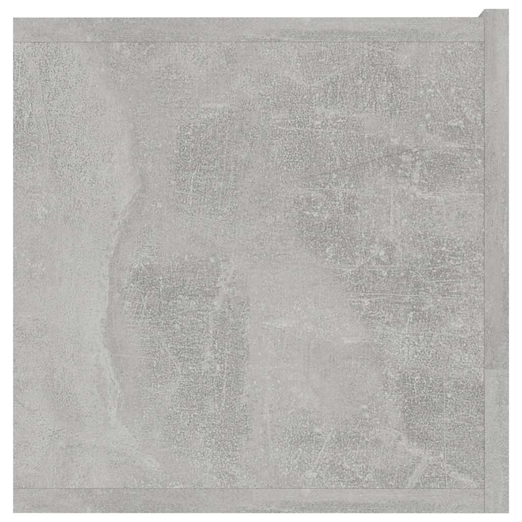 vidaXL Έπιπλο Τηλεόρασης Γκρι Σκυροδέματος 120x30x30εκ. από Επεξ. Ξύλο