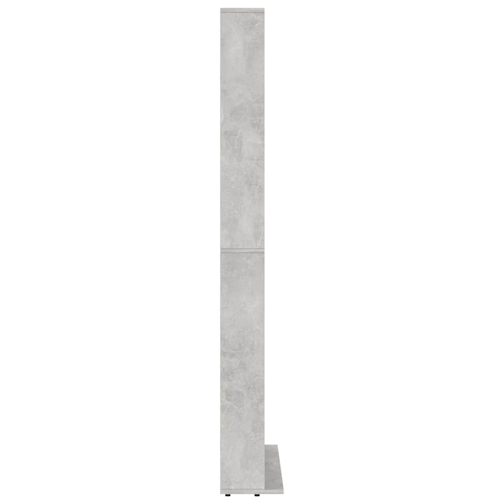 vidaXL Έπιπλο για CD Γκρι Σκυρ. 102x16x177,5εκ. από Επεξεργασμένο Ξύλο