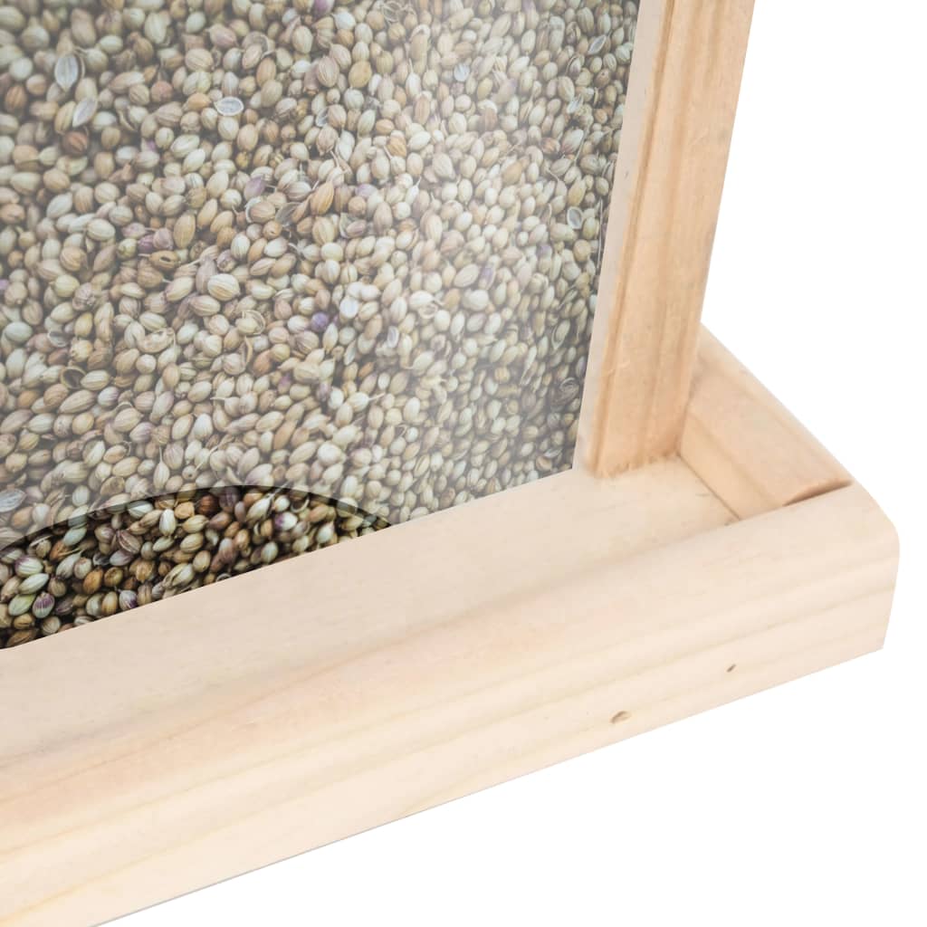 vidaXL Ταΐστρες Πουλιών 4 τεμ. από Ξύλο Ελάτης