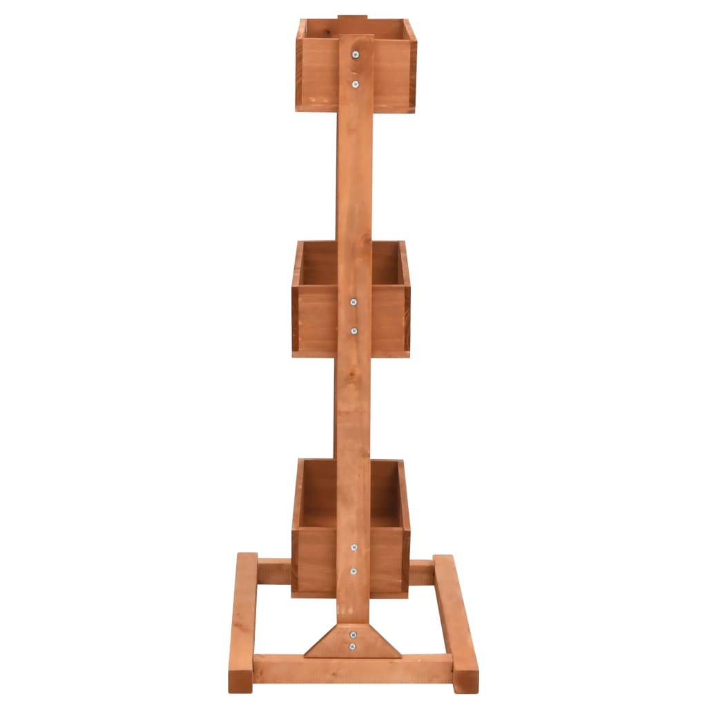 vidaXL Γλάστρα/Βάση για Λουλούδια 52 x 30 x 78 εκ. από Ξύλο Ελάτης