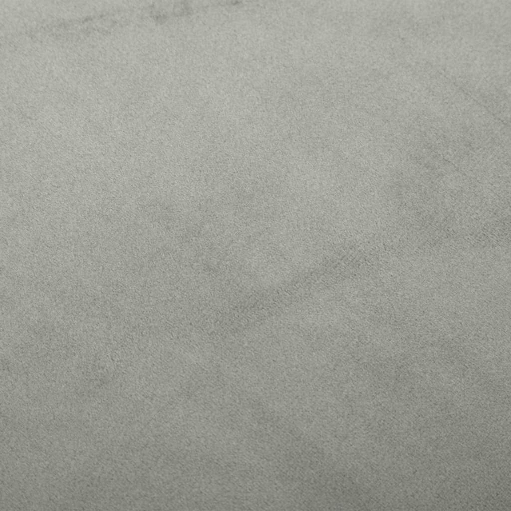 vidaXL Κουνιστή Πολυθρόνα Γκρι Βελούδινη