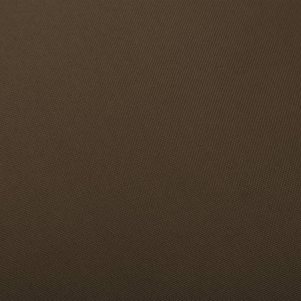 vidaXL Κουνιστή Πολυθρόνα Καφέ Υφασμάτινη