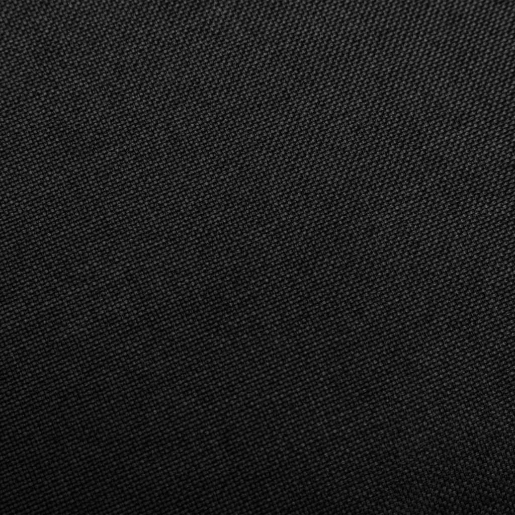 vidaXL Κουνιστή Πολυθρόνα Μαύρη Υφασμάτινη