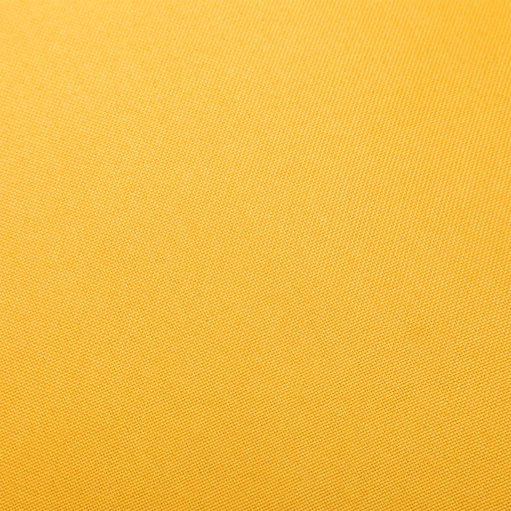 vidaXL Πολυθρόνα Κουνιστή Κίτρινη Μουσταρδί Υφασμάτινη