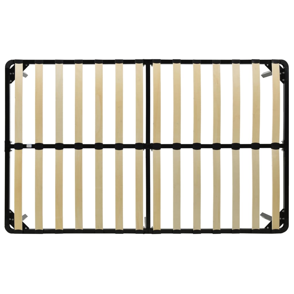 vidaXL Πλαίσιο Κρεβατιού Μαύρο 120 x 200 εκ. Μεταλλικό