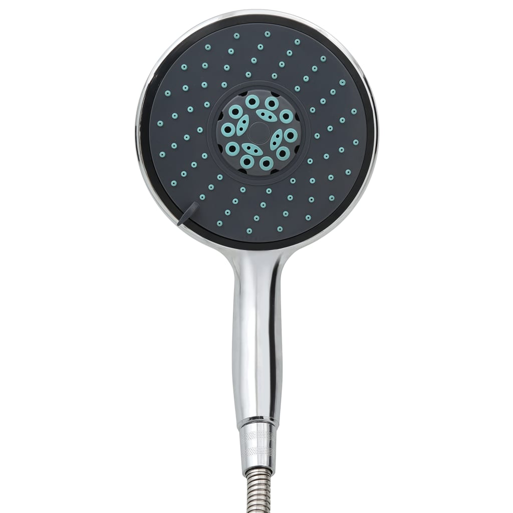 vidaXL Τηλέφωνο Ντους Πολλαπλών Λειτουργιών Χρωμέ με Σπιράλ 1,5 μ.