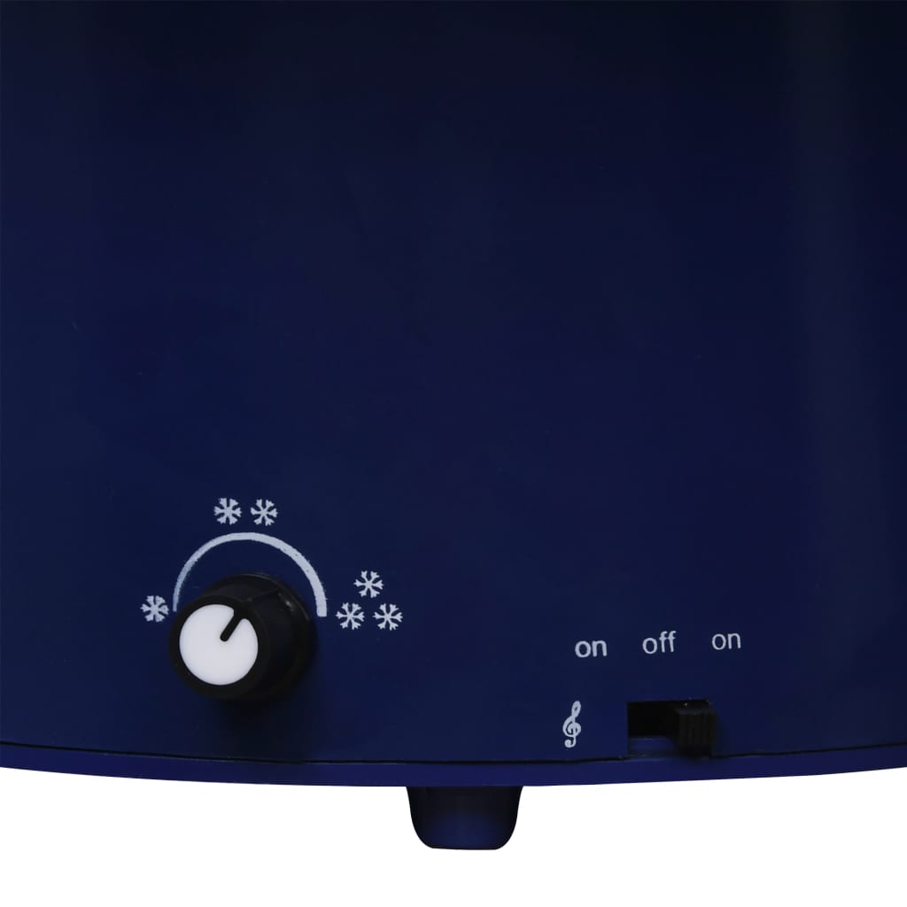 vidaXL Χριστουγεννιάτικο Δέντρο που Χιονίζει Μπλε 75 εκ. PVC με Βάση