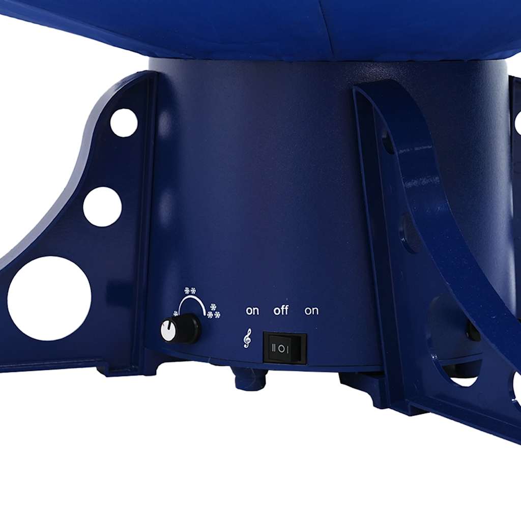 vidaXL Χριστουγεννιάτικο Δέντρο που Χιονίζει Μπλε 170 εκ. PVC με Βάση