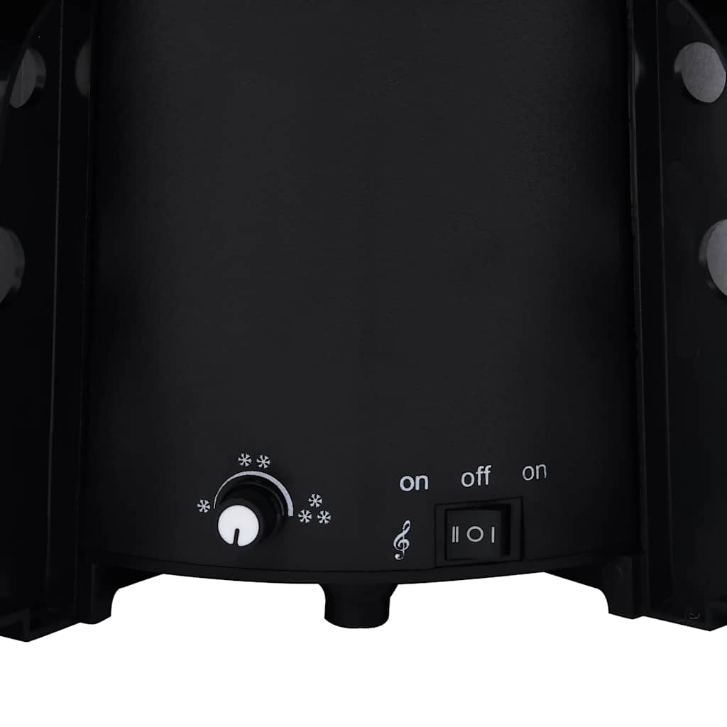 vidaXL Χριστουγεννιάτικο Δέντρο που Χιονίζει Μαύρο 170 εκ. PVC με Βάση