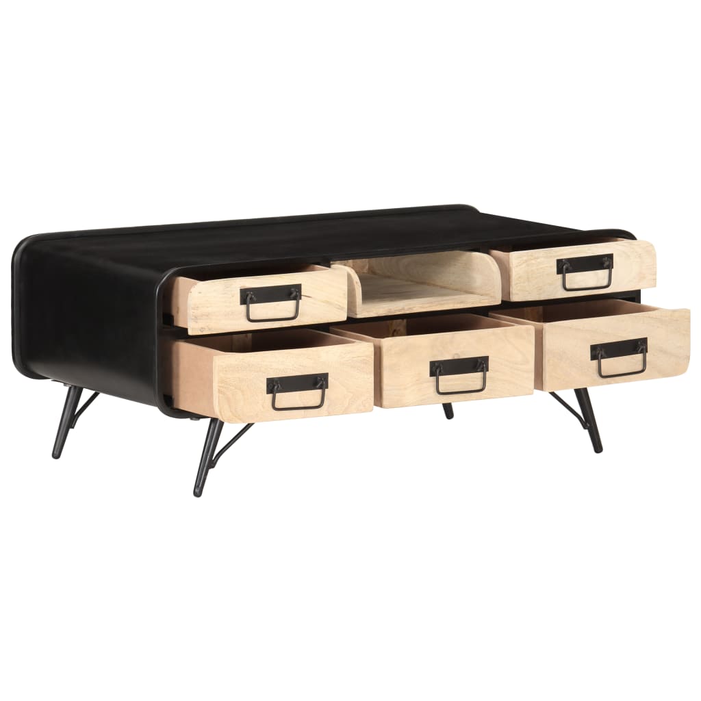 vidaXL Τραπεζάκι Σαλονιού 100 x 50 x 40 εκ. από Μασίφ Ξύλο Μάνγκο