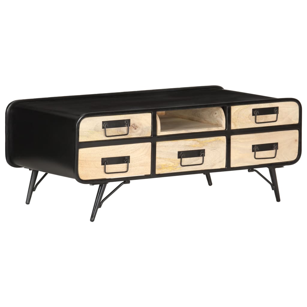 vidaXL Τραπεζάκι Σαλονιού 100 x 50 x 40 εκ. από Μασίφ Ξύλο Μάνγκο