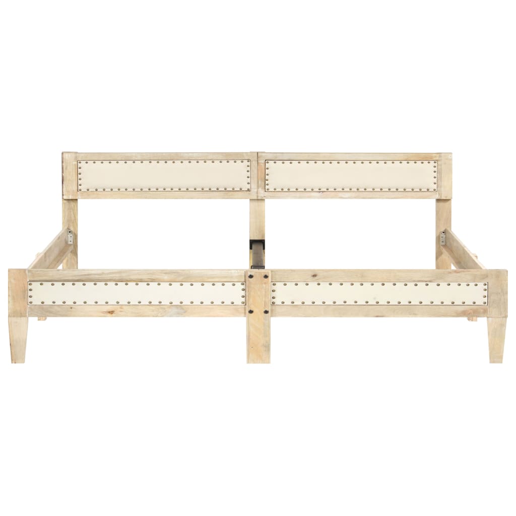 vidaXL Πλαίσιο Κρεβατιού 200 εκ. από Μασίφ Ξύλο Μάνγκο