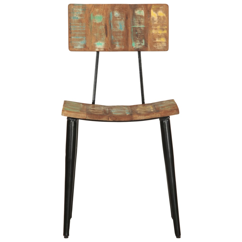 vidaXL Καρέκλες Τραπεζαρίας 2 τεμ. από Μασίφ Ανακυκλωμένο Ξύλο