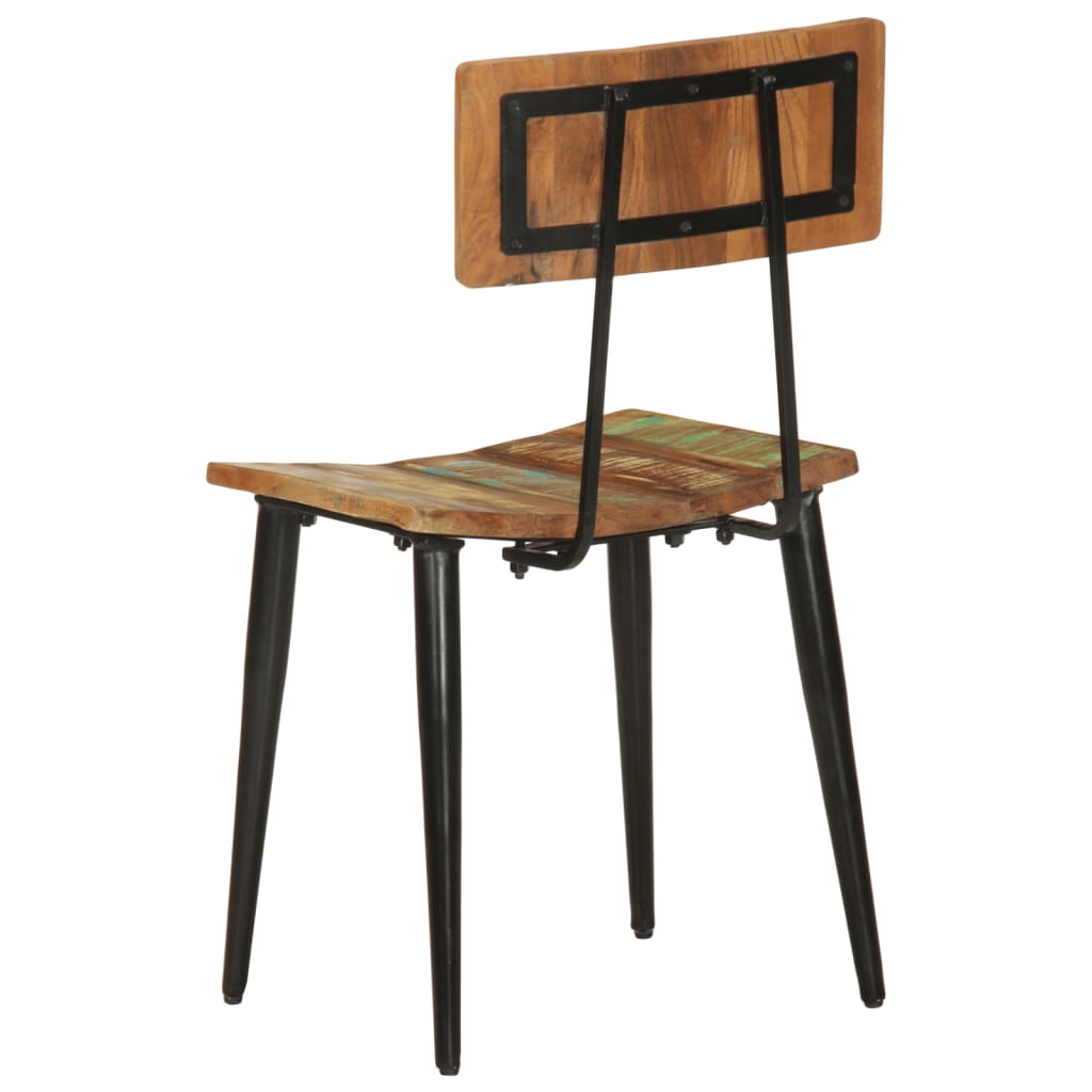 vidaXL Καρέκλες Τραπεζαρίας 2 τεμ. από Μασίφ Ανακυκλωμένο Ξύλο