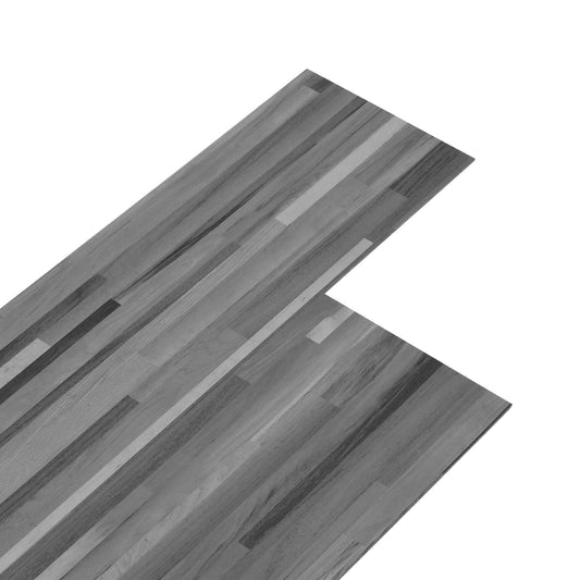 vidaXL Πλάκες Δαπέδου 5,02 m² 36 pcs PVC Γκρι Ριγέ