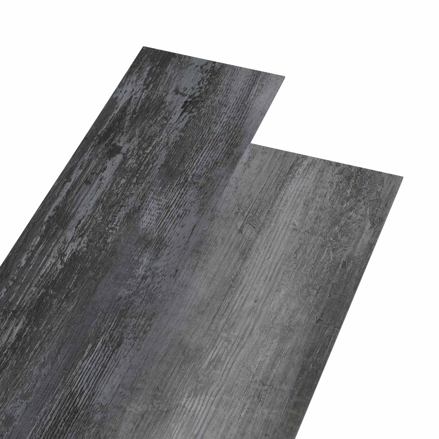 vidaXL Πλάκες Δαπέδου 36 pcs Γυαλιστερό Γκρι 5,02 m² PVC
