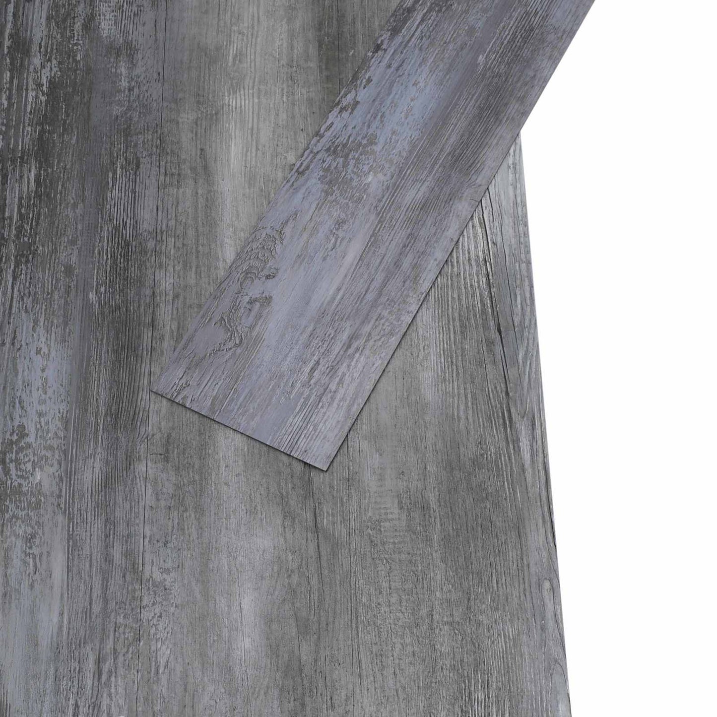 vidaXL Πλάκες Δαπέδου 36 pcs Γυαλιστερό Γκρι 5,02 m² PVC