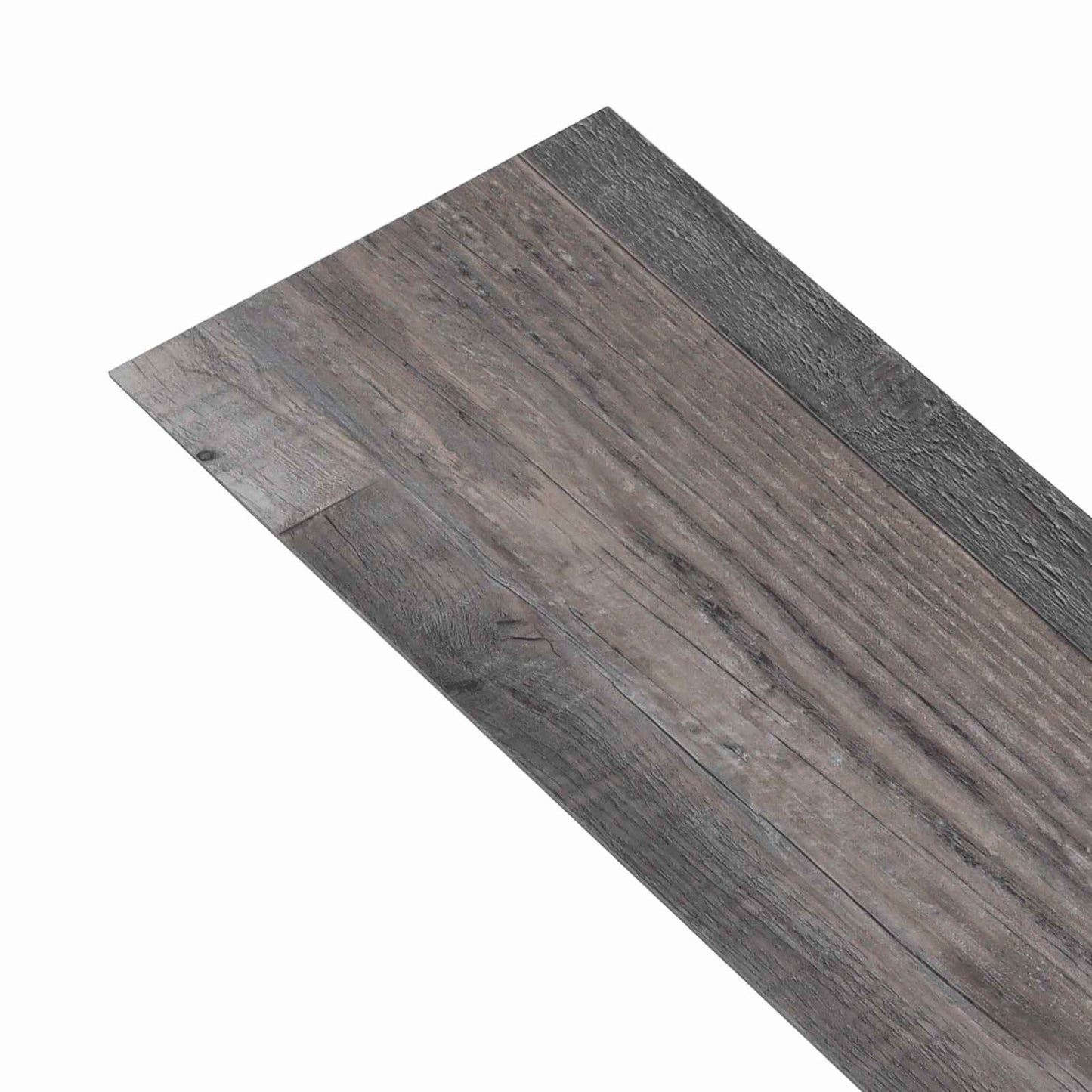 vidaXL Πλάκες Δαπέδου 18 pcs Γκρι 5,26 τ.μ. PVC