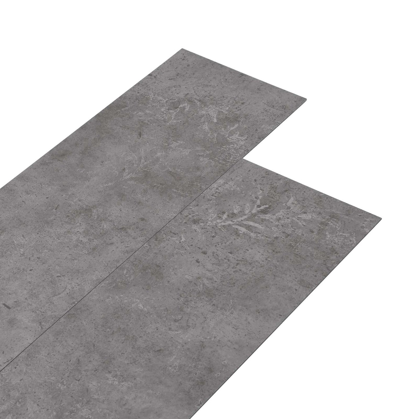 vidaXL Πλάκες Δαπέδου 36 pcs Σκυρόχρωμο Γκρι 5,02 m² PVC