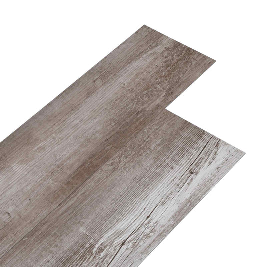 vidaXL Πλάκες Δαπέδου 5,02 m² 36 pcs PVC Ματ Ξύλο Καφέ