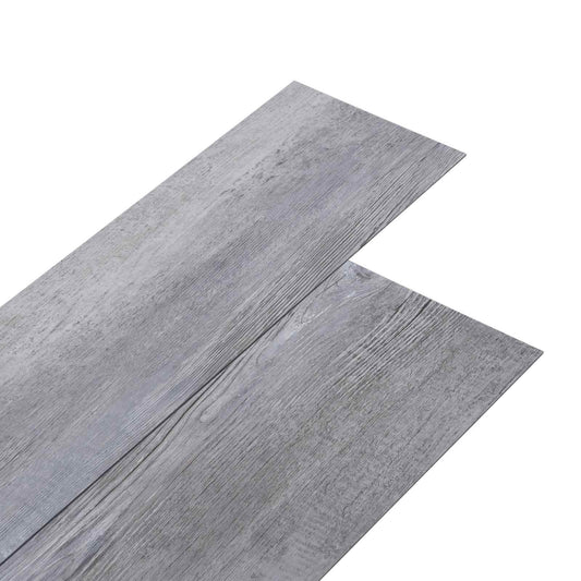 vidaXL Πλάκες Δαπέδου 5,02 m² 36 pcs PVC Ματ Ξύλο Γκρι