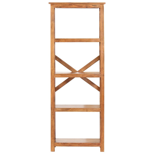 vidaXL Βιβλιοθήκη 60x30x160 εκ. Μασίφ Ξύλο Ακακίας με Μελί Φινίρισμα