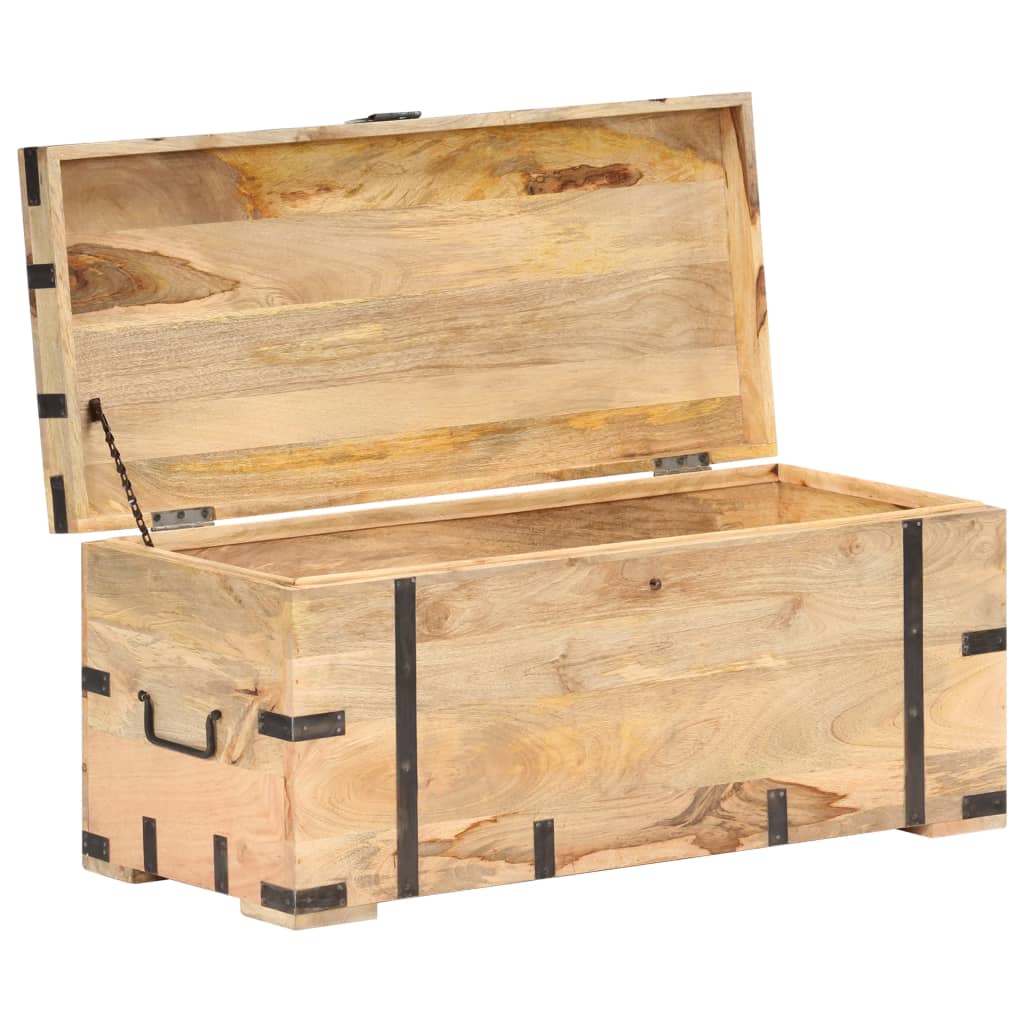 vidaXL Μπαούλο 90 x 40 x 40 εκ. από Μασίφ Ξύλο Μάνγκο