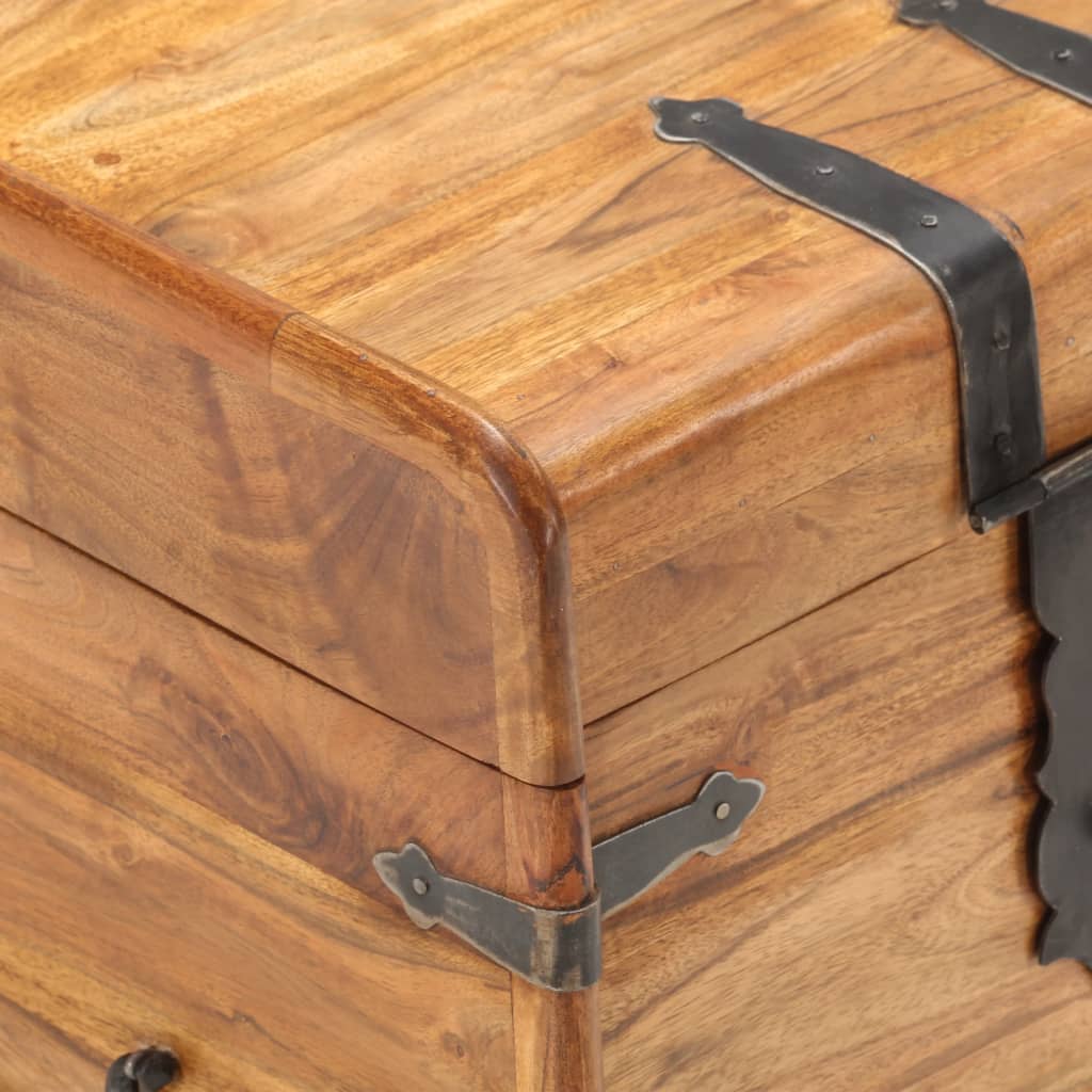 vidaXL Μπαούλο 40 x 40 x 40 εκ. από Μασίφ Ξύλο Ακακίας