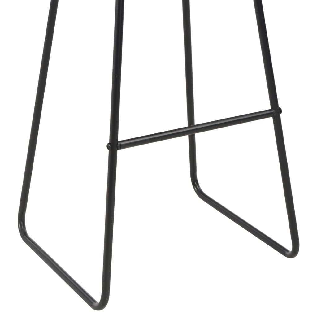 vidaXL Σκαμπό Μπαρ 4 τεμ. Μαύρα από Συνθετικό Δέρμα