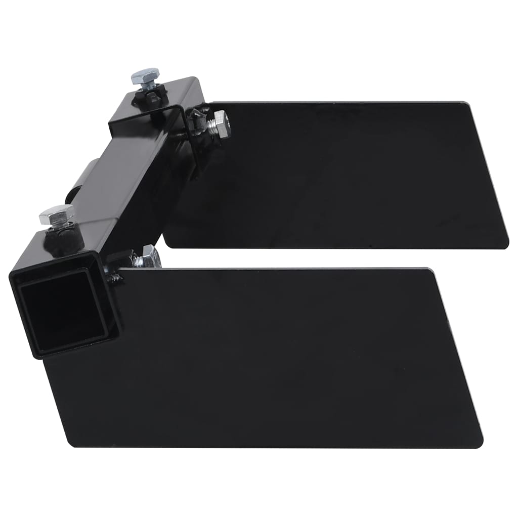 vidaXL Προσαρμογέας Εκχιονιστικού για Χλοοκοπτικό Μαύρος