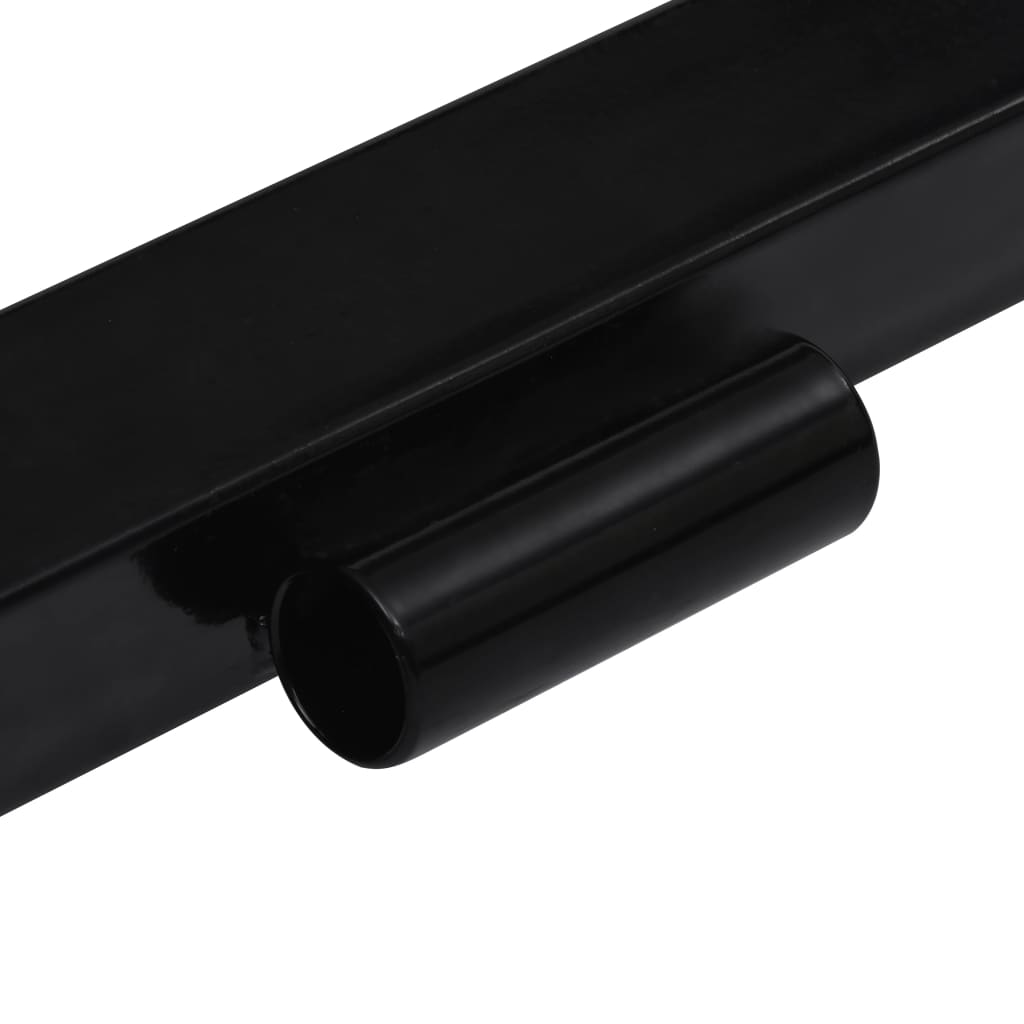 vidaXL Προσαρμογέας Εκχιονιστικού για Χλοοκοπτικό Μαύρος