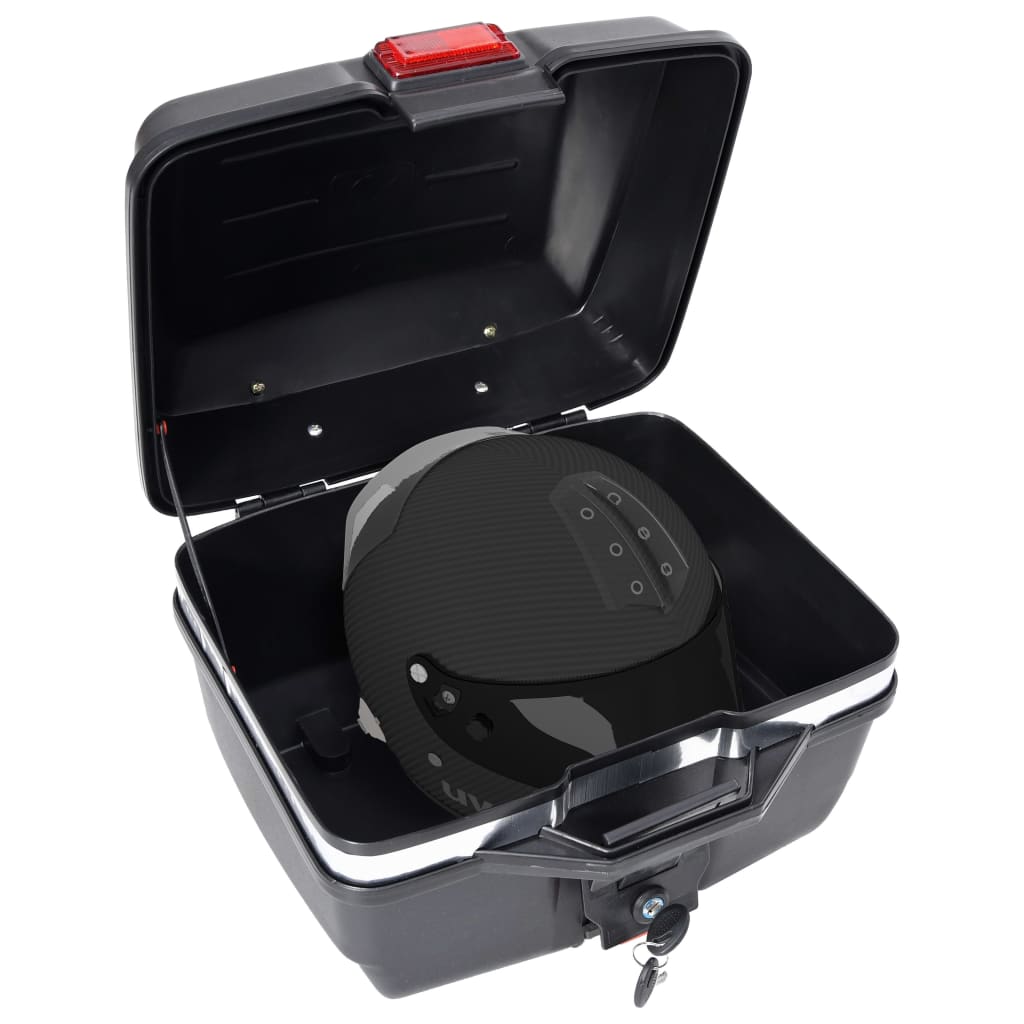 vidaXL Μπαγκαζιέρα Μοτοσικλέτας/Top Case 24 Λίτρων για Ένα Κράνος