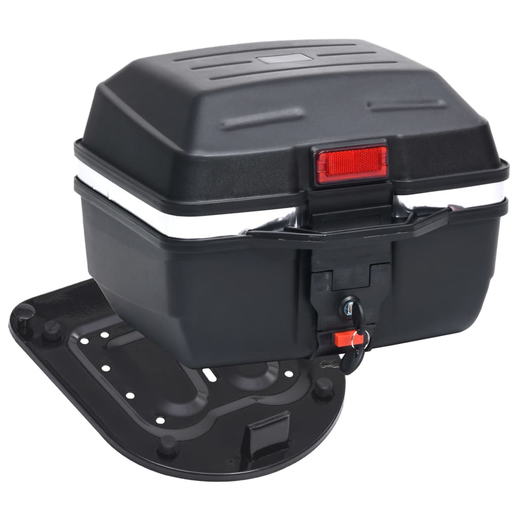 vidaXL Μπαγκαζιέρα Μοτοσικλέτας/Top Case 24 Λίτρων για Ένα Κράνος