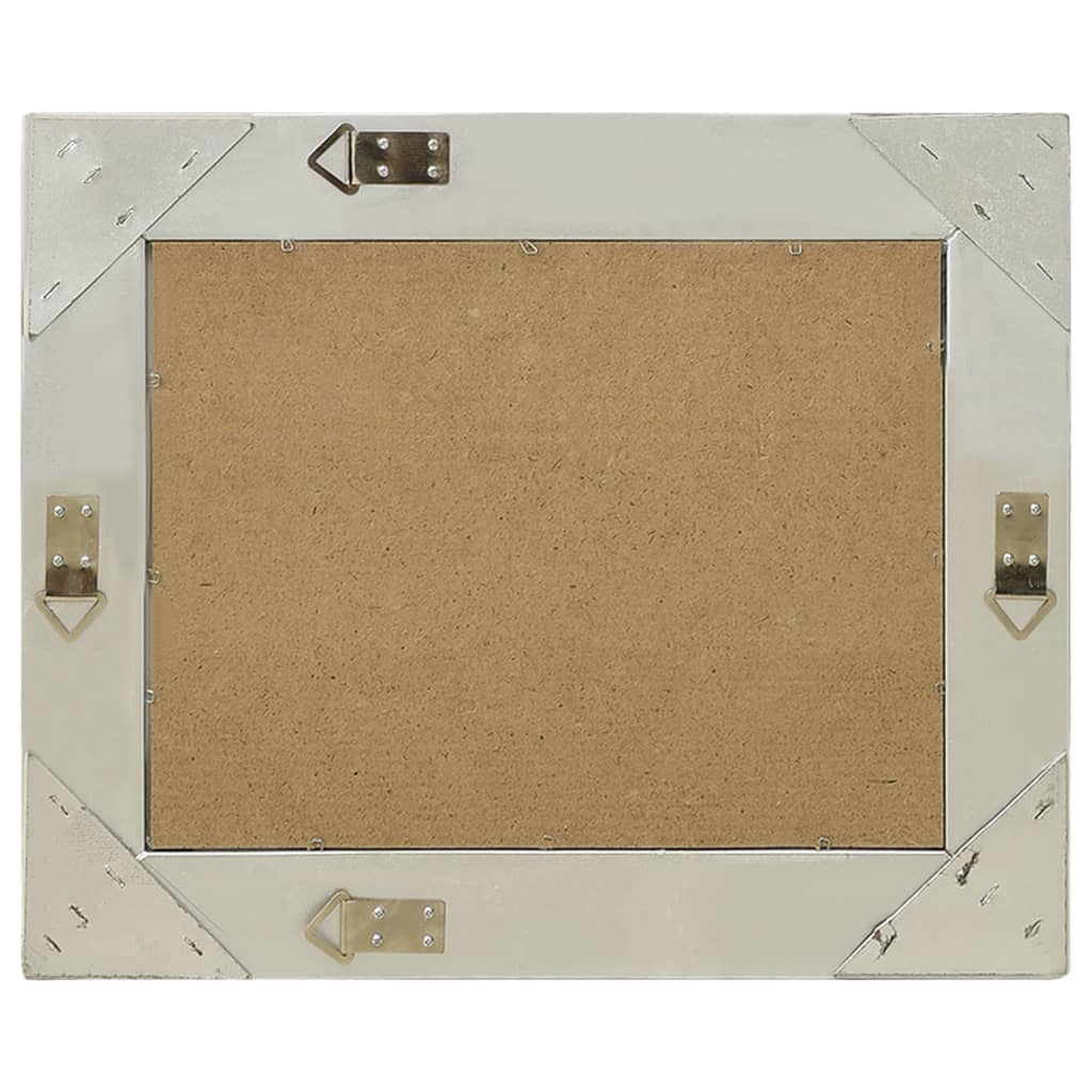 vidaXL Καθρέφτης Τοίχου με Μπαρόκ Στιλ Ασημί 50 x 40 εκ.