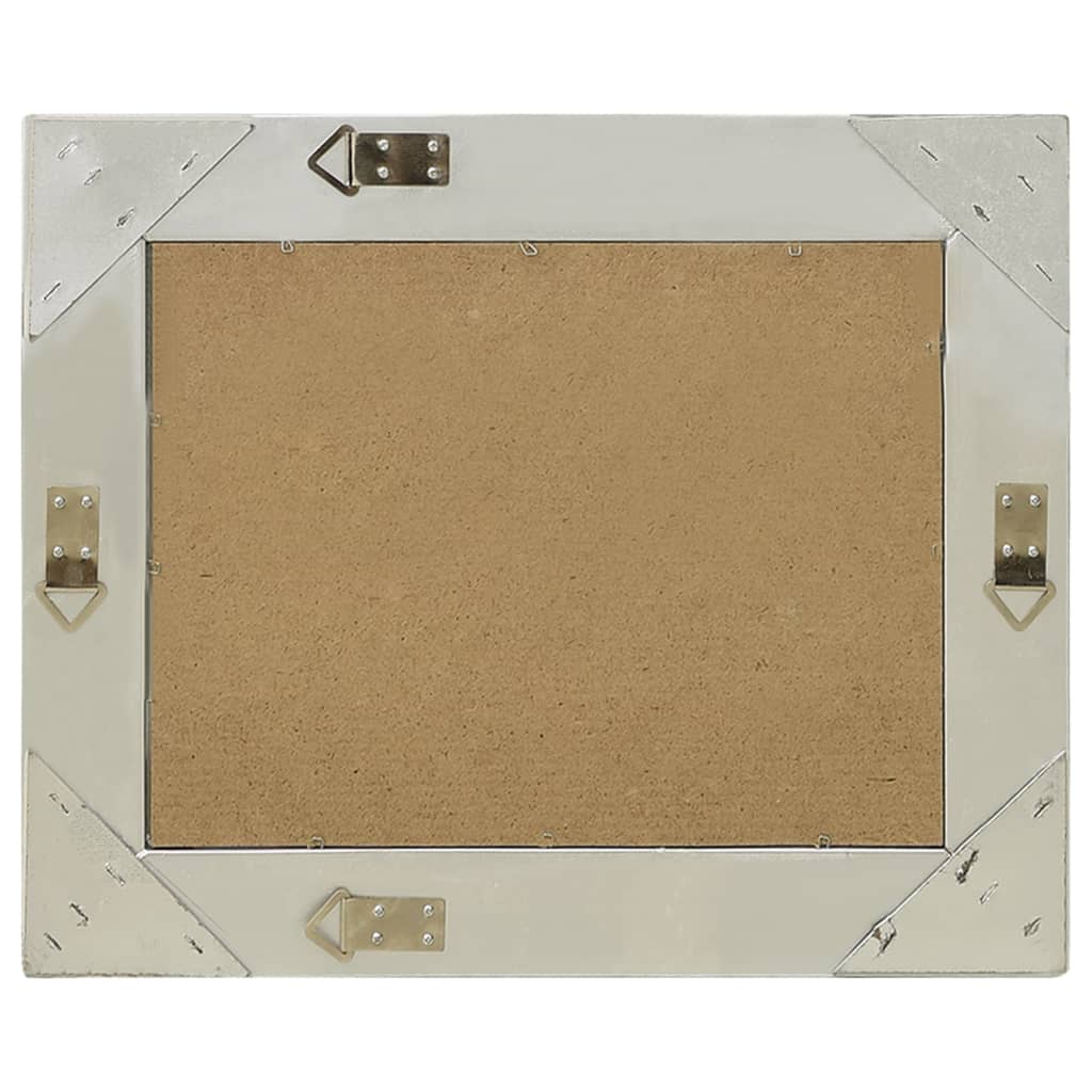 vidaXL Καθρέφτης Τοίχου με Μπαρόκ Στιλ Ασημί 60 x 40 εκ.