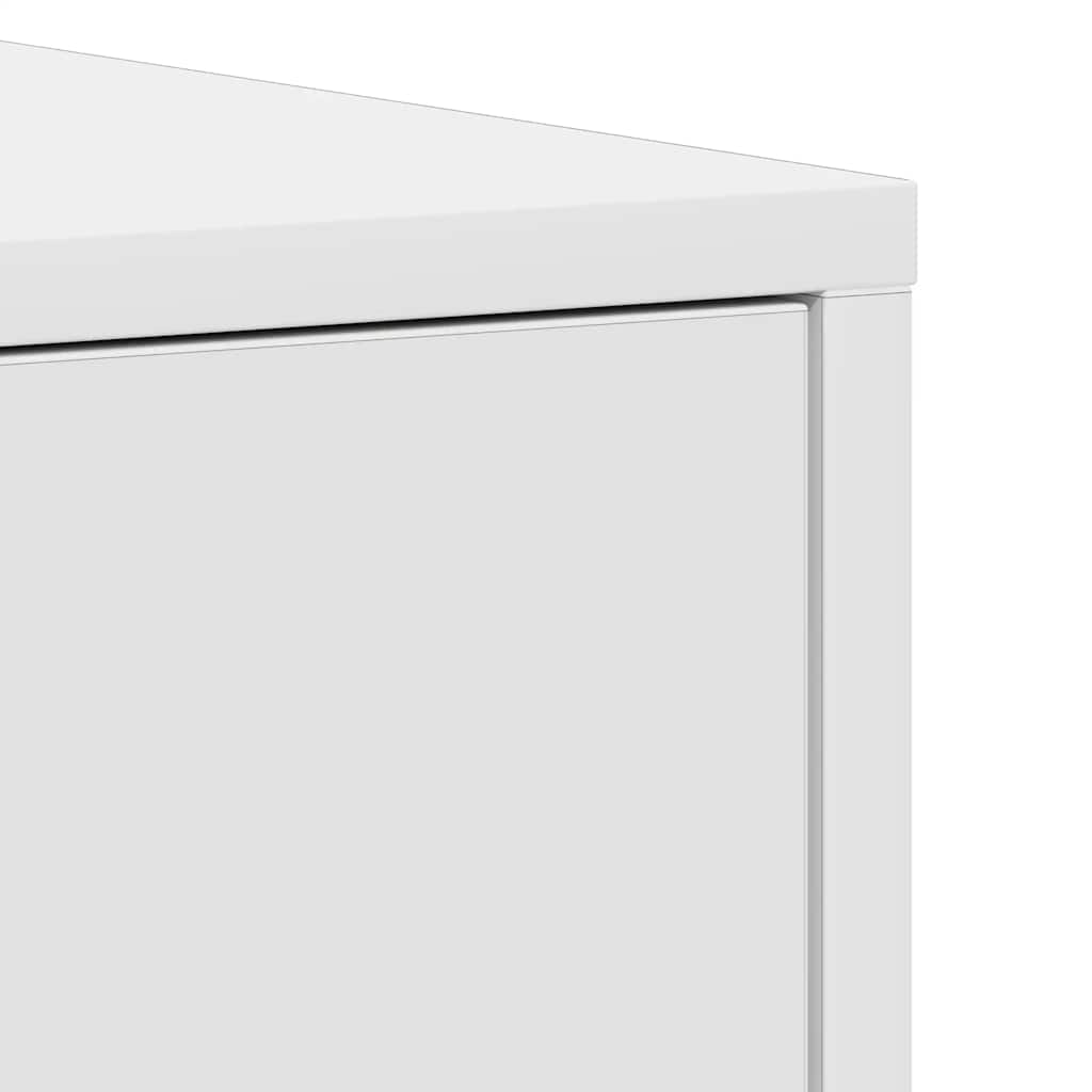 vidaXL Στήλη Μπάνιου Λευκή 30 x 30 x 183,5 εκ. από Επεξεργασμένο Ξύλο