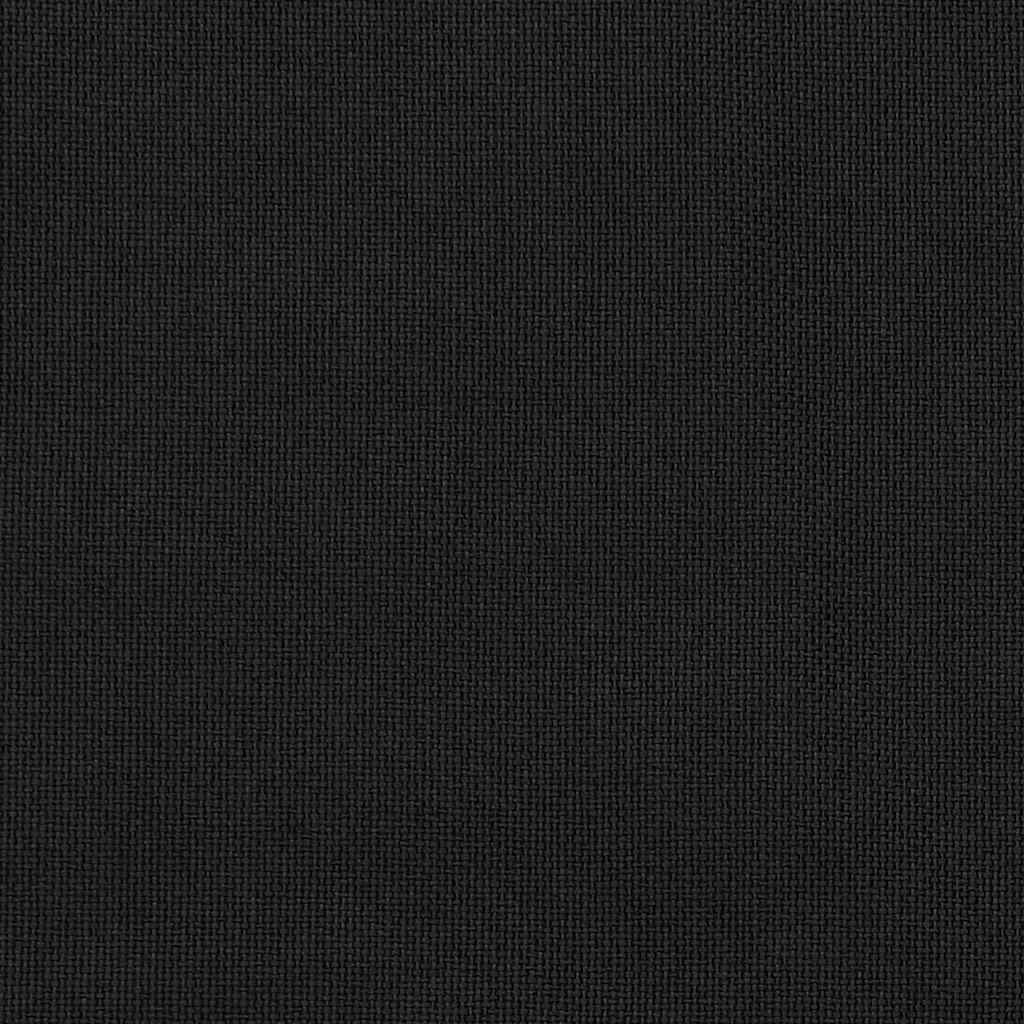 vidaXL Κουρτίνα Συσκότισης με Όψη Λινού & Τρουκς Μαύρη 290 x 245 εκ.