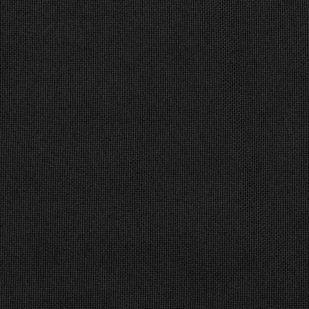 vidaXL Κουρτίνες Συσκότ. με Γάντζους/'Οψη Λινού 2 τεμ Μαύρο 140x225 εκ