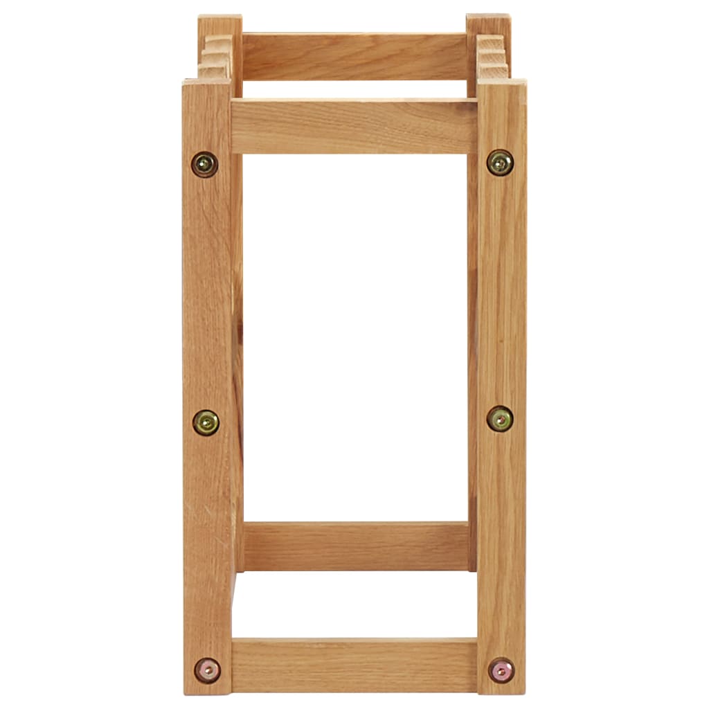 vidaXL Κάβα Κρασιών για 12 Φιάλες 47x21x36 εκ. από Μασίφ Ξύλο Δρυός