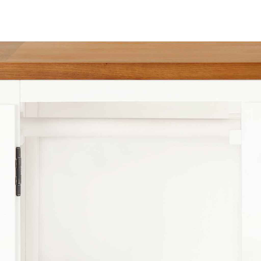 vidaXL Ντουλάπι με Συρτάρια 76 x 52 x 105 εκ. από Μασίφ Ξύλο Δρυός