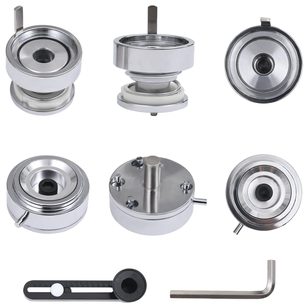 vidaXL Πρέσα για Κονκάρδες με Κοπτικό 37 χιλ.