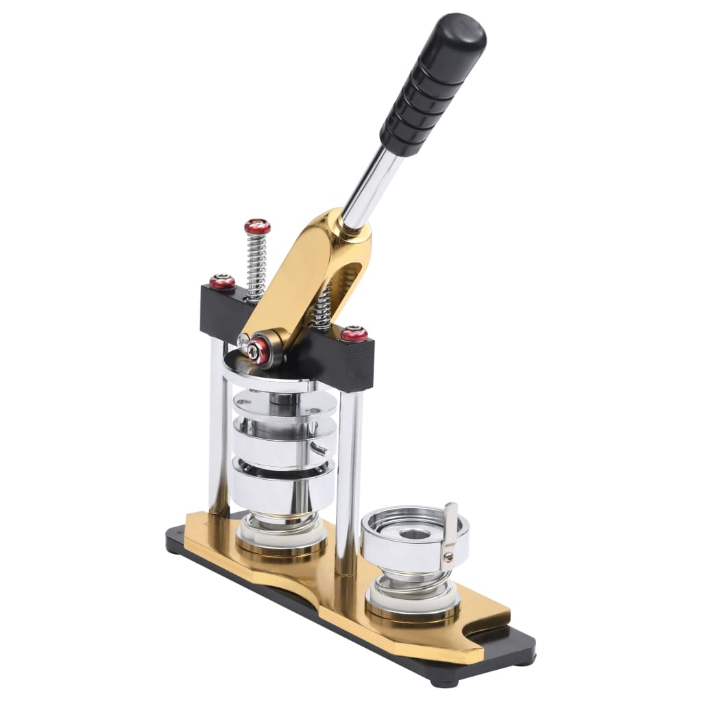 vidaXL Πρέσα για Κονκάρδες με Κοπτικό και Περιστρεφόμενη Βάση 44 χιλ.