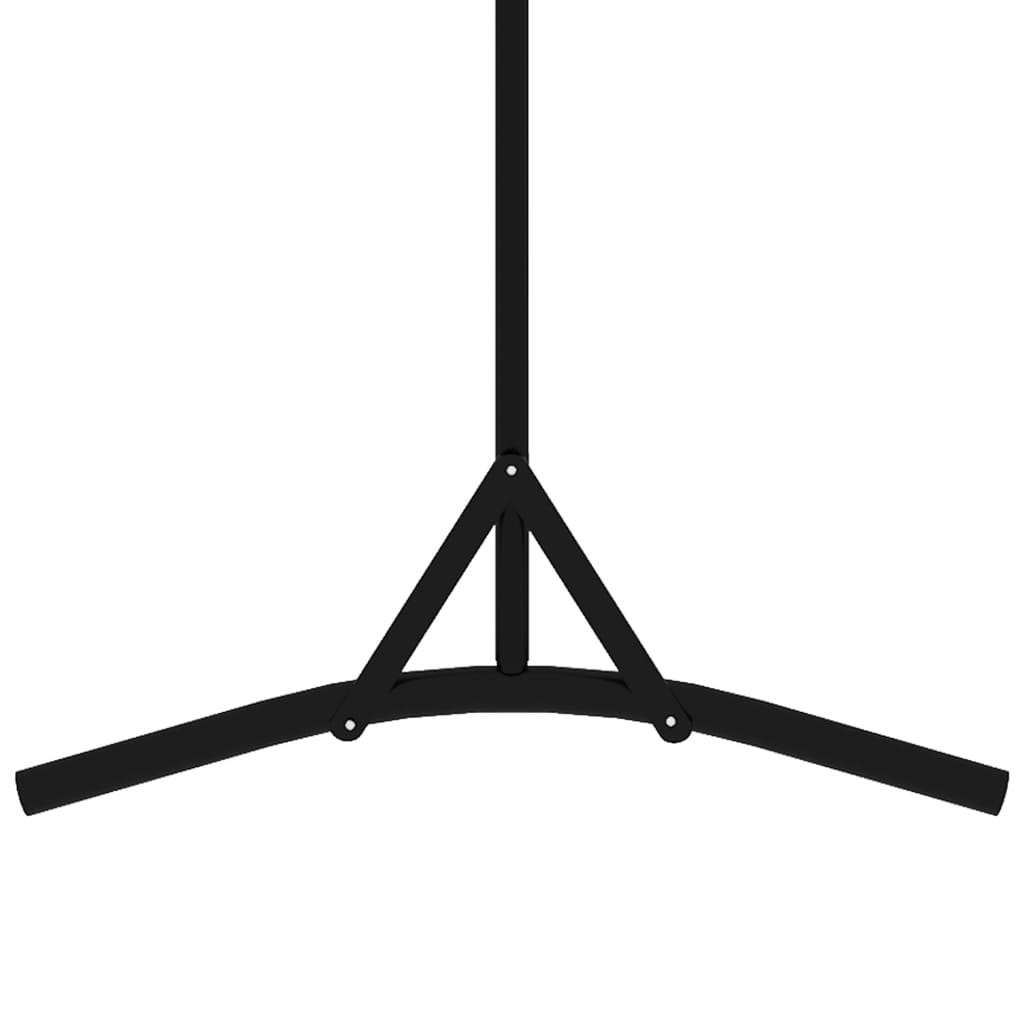 vidaXL Διαχωριστικό Δωματίου Μαύρο 175 x 180 εκ. Υφασμάτινο