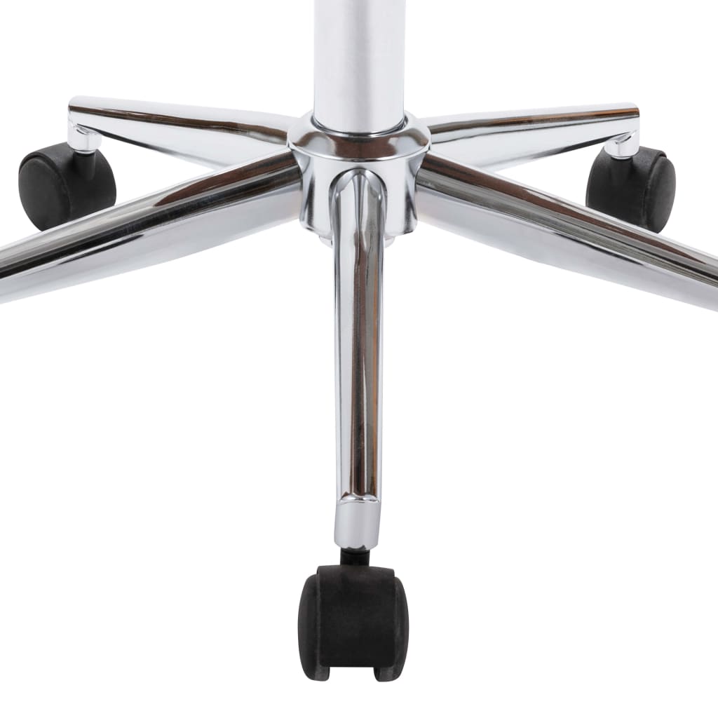 vidaXL Καρέκλες Τραπεζαρίας Περιστρεφόμενες 2 τεμ. Λευκές Δερματίνη